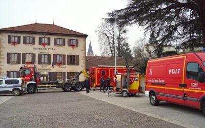 Exercice de Sécurité Civile organisé sur le site UNIVAR à Genay